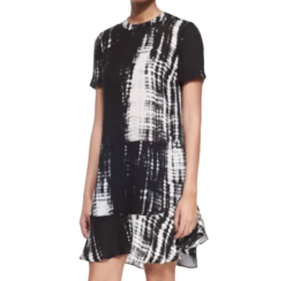 A.L.C. Louis Silk Abstract Mini Dress 6 - Picture 11 of 11